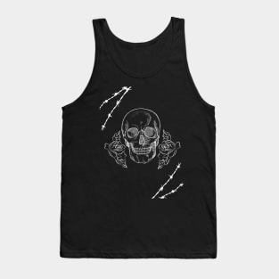 Skull and roses Tank Top